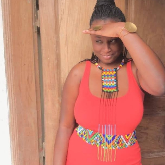 Massai beaded multicolored Women Collar necklace - Picture 7 of 7